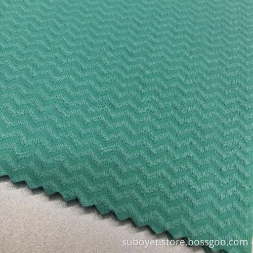 Jacquard polyester och spandex tyg
